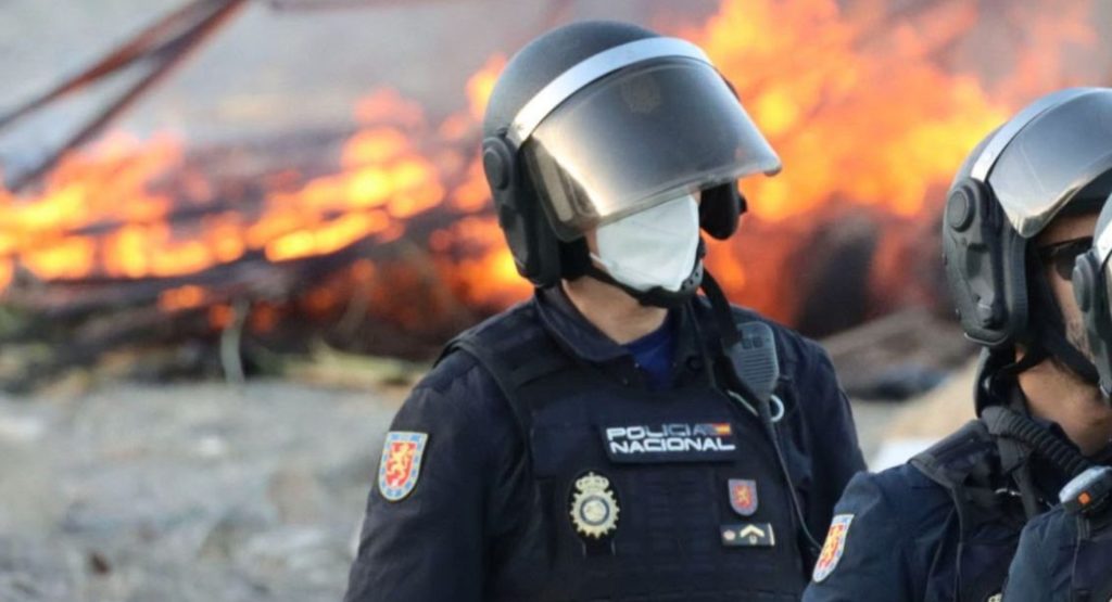 Protestas en Ceuta contra migrantes