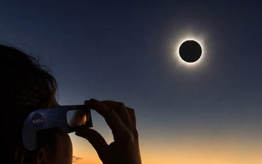Eclipse en Canarias hora
