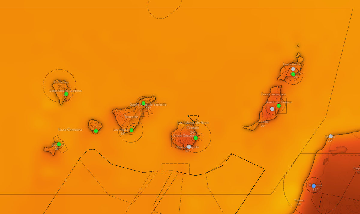 Avisos del tiempo en Canarias - AEMET