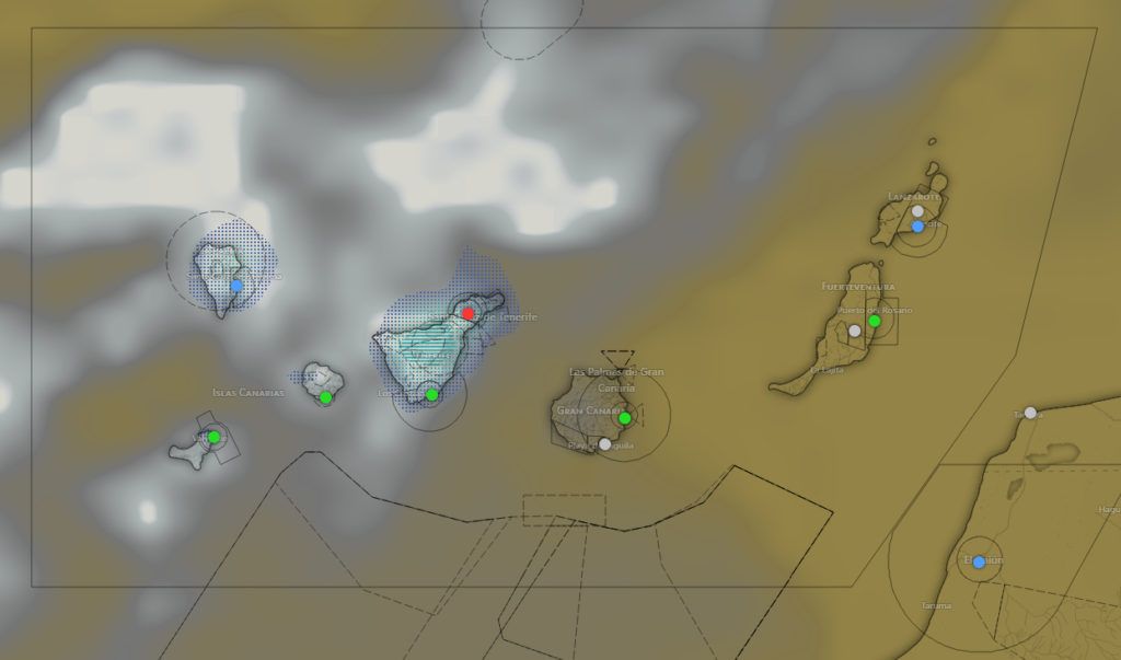Mapa del tiempo en Canarias - AEMET