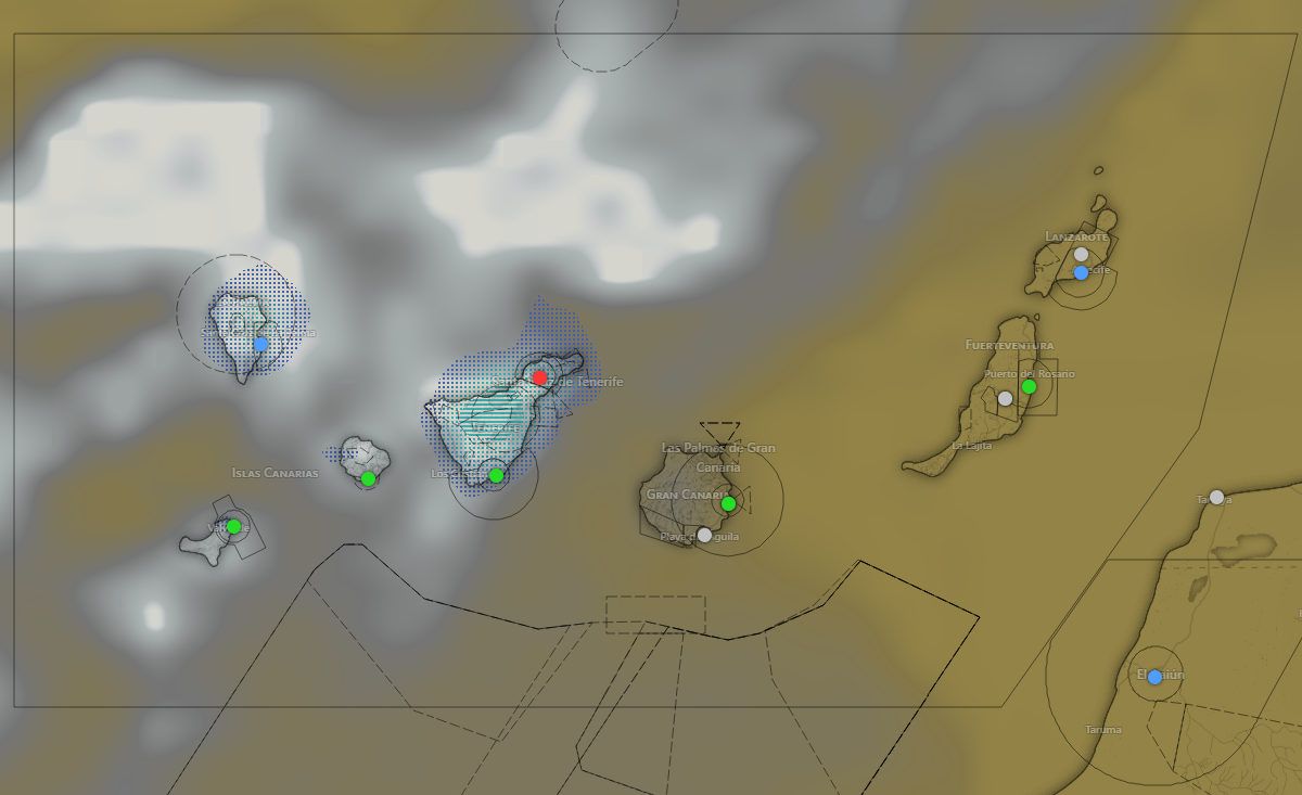 Mapa del tiempo en Canarias - AEMET