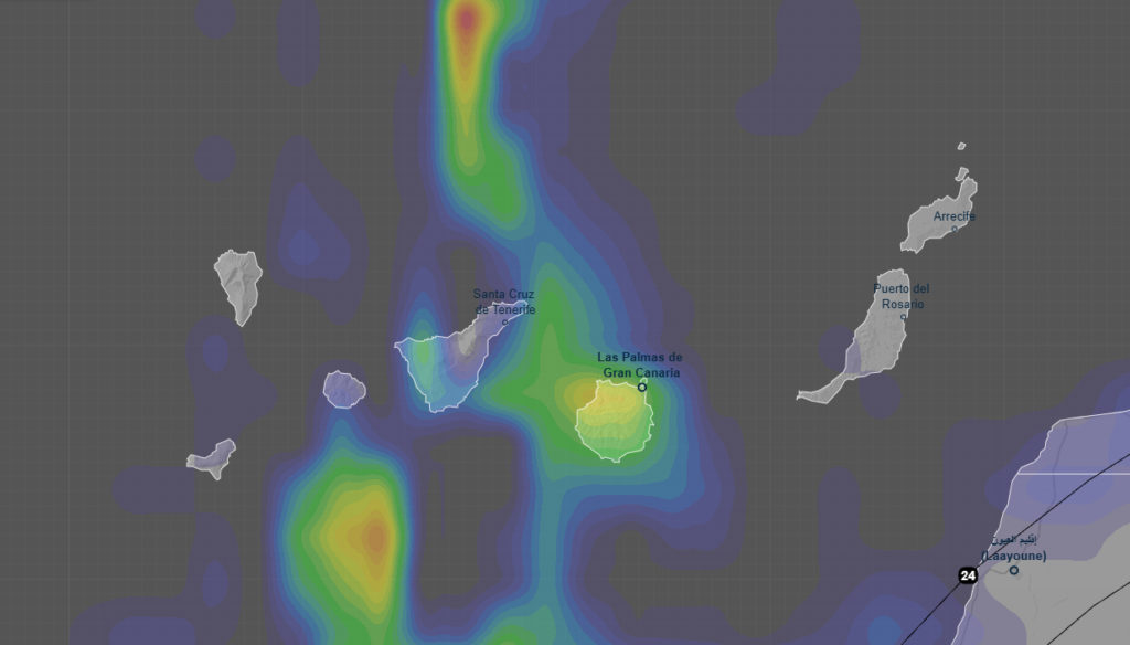 El tiempo en Canarias DANA - AEMET