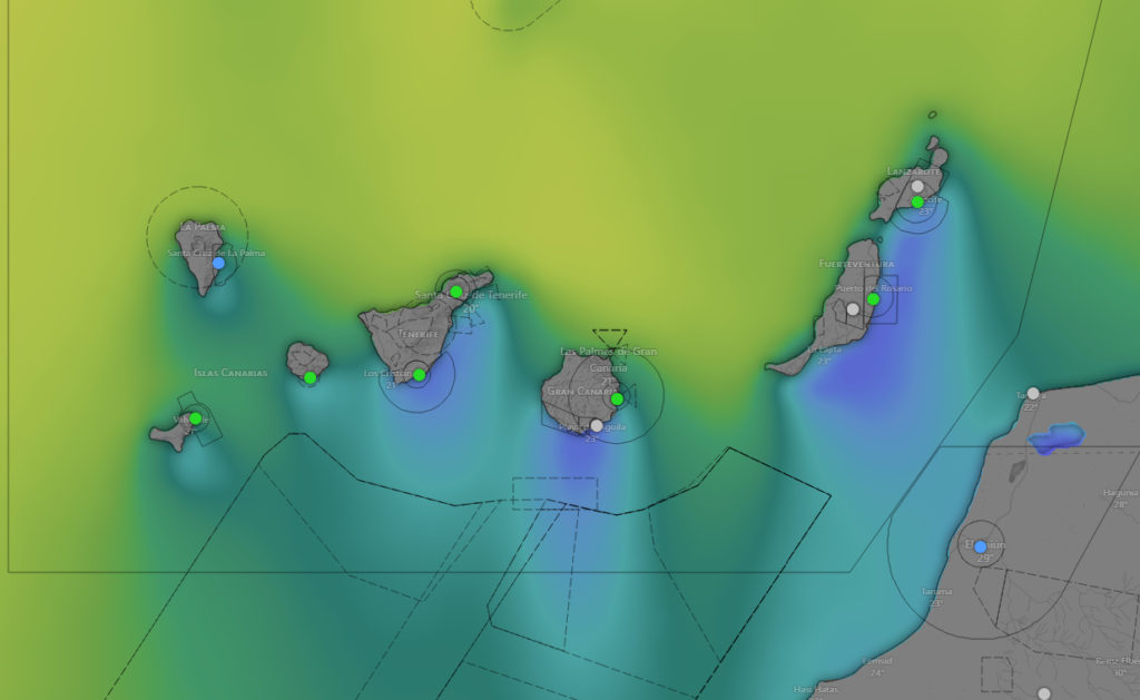 Mapa del tiempo en Canarias - AEMET