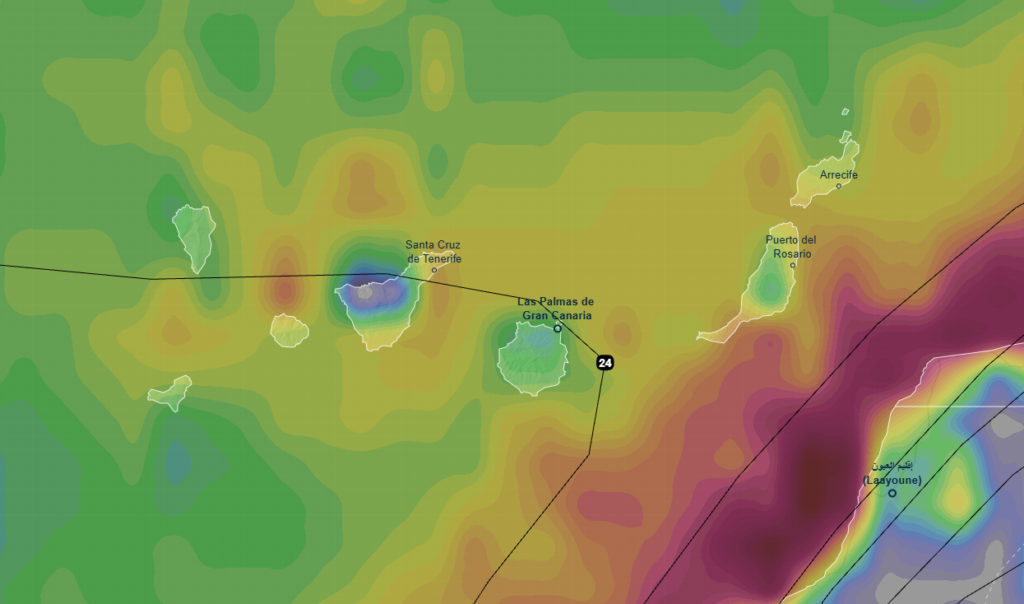 Mapa del tiempo en Canarias y tormentas - AEMET