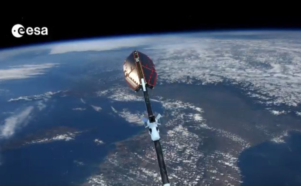 Satélite pasando por encima de la anomalía - ESA