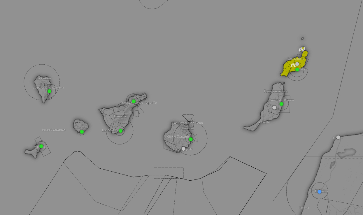 Avisos amarillos en Canarias - AEMET