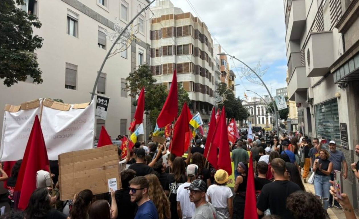 Manifestacion en Canarias - Agencias