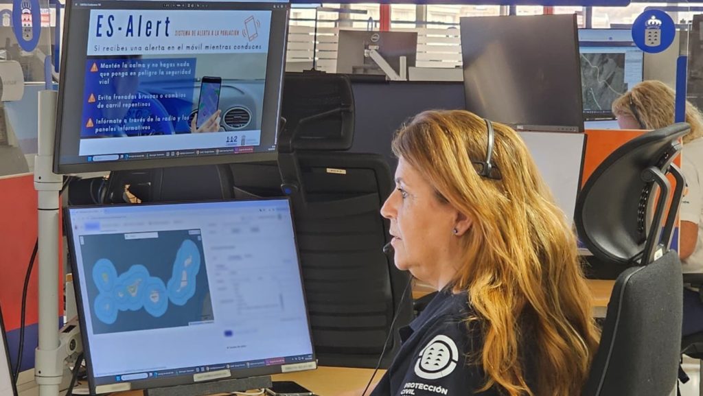 Envio de mensaje de alerta en Canarias