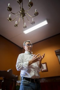 El primer teniente de alcalde lagunero, Javier Abreu. / Andrés Gutiérrez