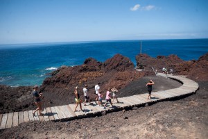 La Punta de Teno. 28.07.15.- Apertura de la carretera de La Punta.