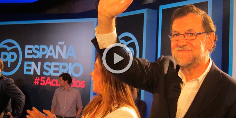Mariano Rajoy, presidente en funciones del Gobierno