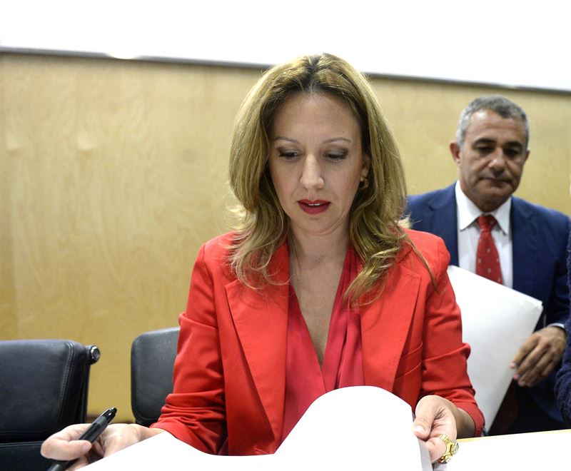 Rosa Dávila, consejera de Hacienda del Gobierno de Canarias