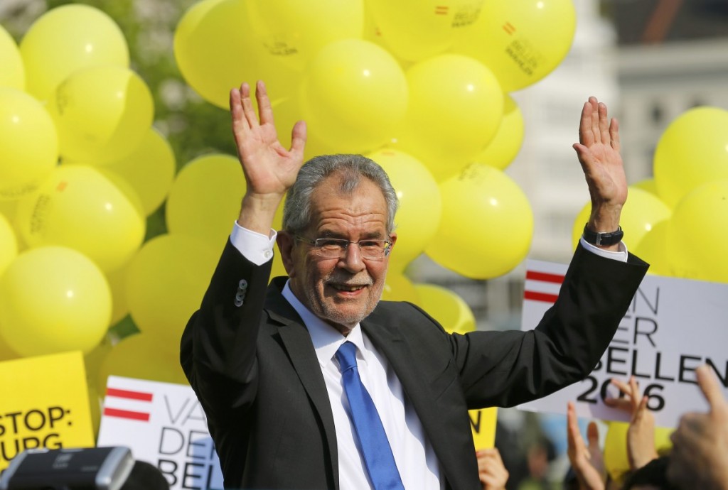 Van der Bellen, presidente de Austria
