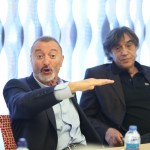 Arturo Pérez-Reverte y Agustín Díaz Yanes