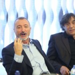 Arturo Pérez-Reverte y Agustín Díaz Yanes