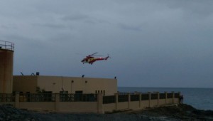Un helicóptero sobrevuela el lugar de los hechos. / DA