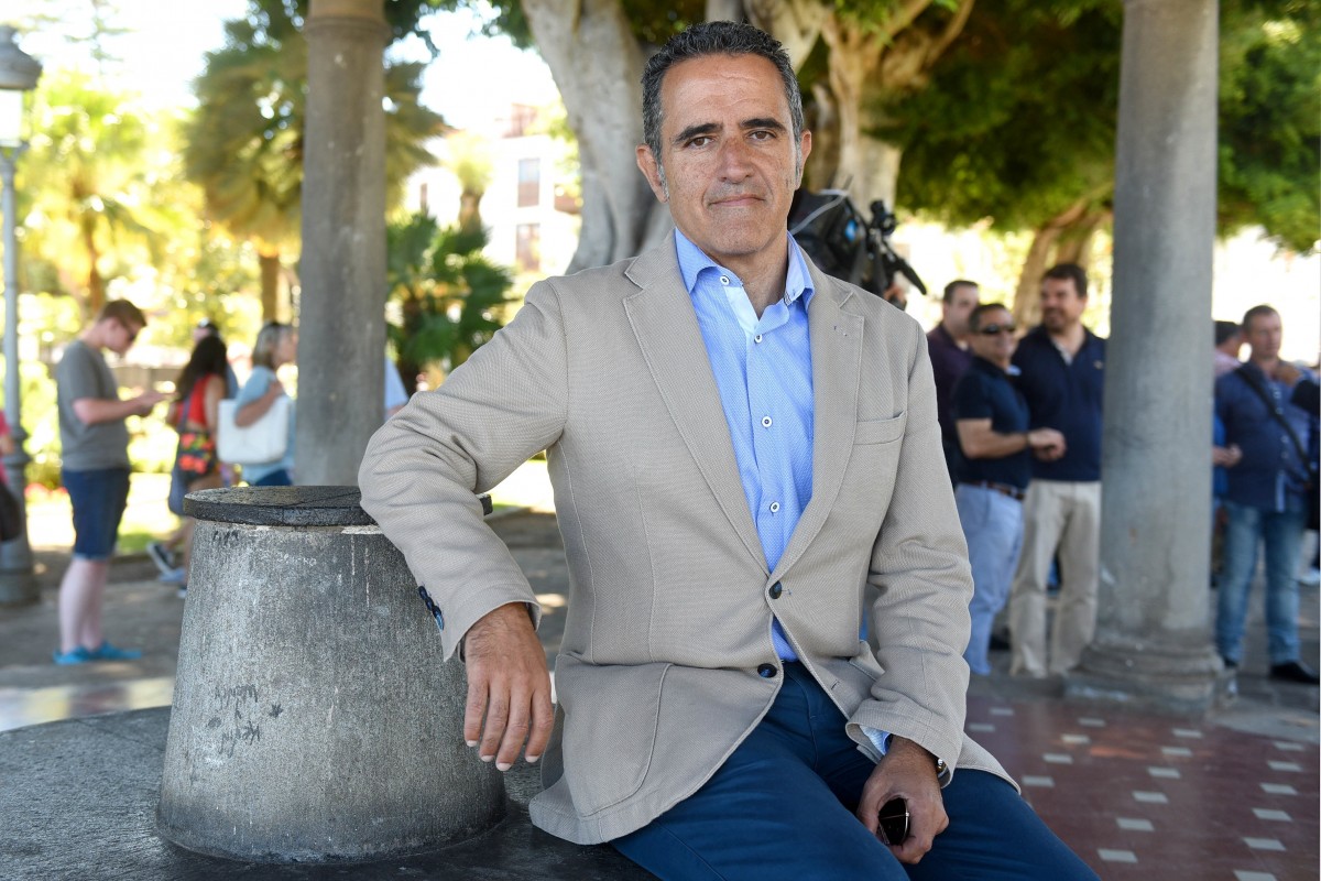José Antonio Perera, candidato de Ciudadanos al Senado por Tenerife. / SERGIO MÉNDEZ