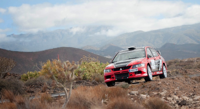 Adrián García y Daniel Sosa Mitsubishi Lancer Evo IX N+