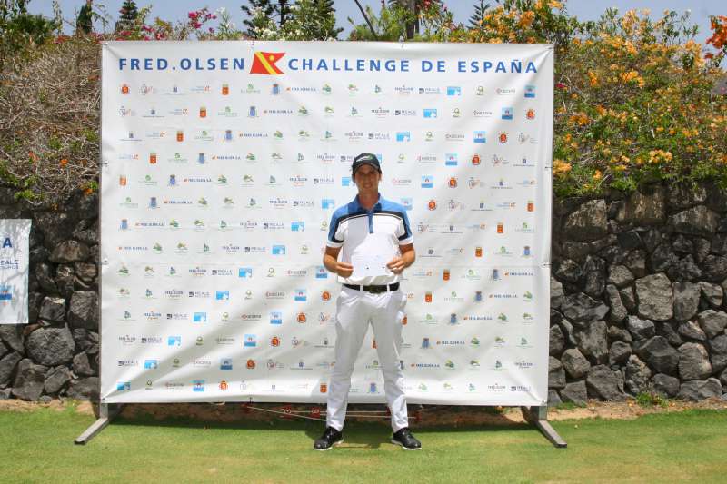 Nicola Ravano, nuevo recorman del Tecina Golf, con 59 golples (-12) / DA