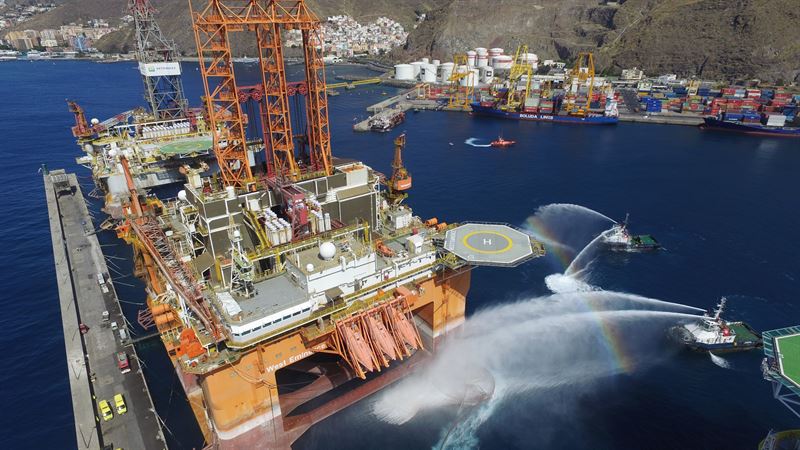 Simulacro en el Puerto de Santa Cruz