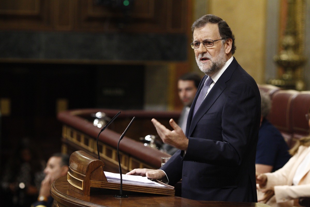 Mariano Rajoy, en el Congreso de los Diputados, pide la abstención de Sánchez y el PSOE | FOTO: EUROPA PRESS