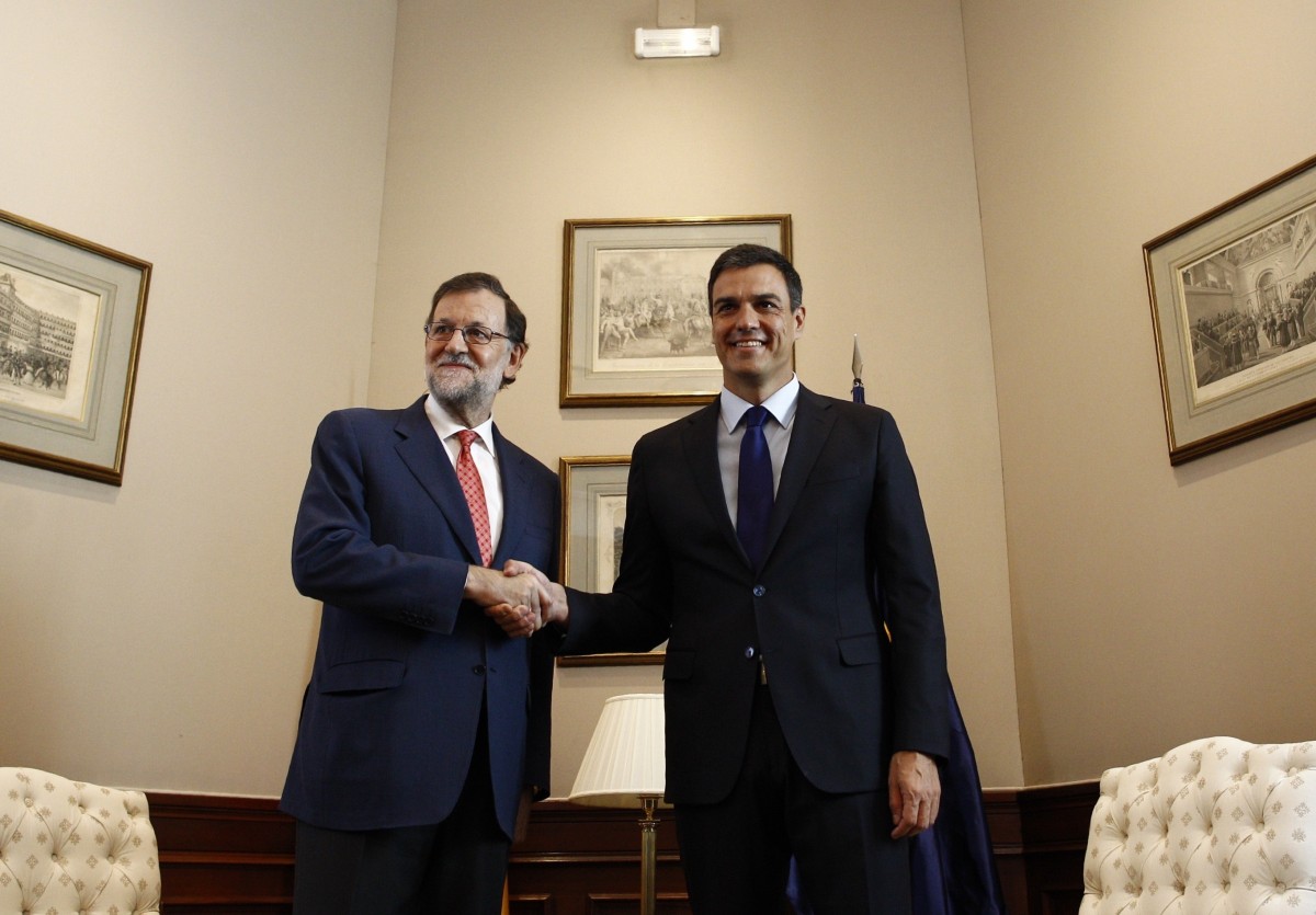 Mariano Rajoy se reúne con Pedro Sánchez