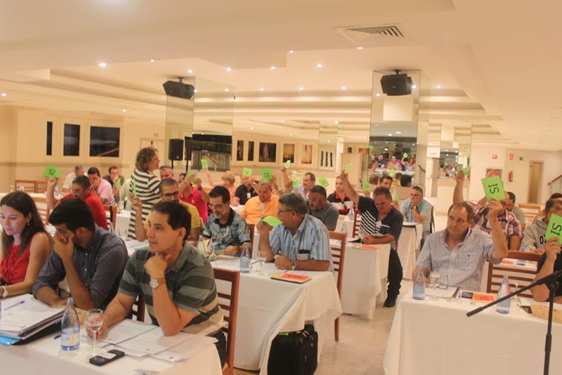 Asamblea Lucha Canaria votacion