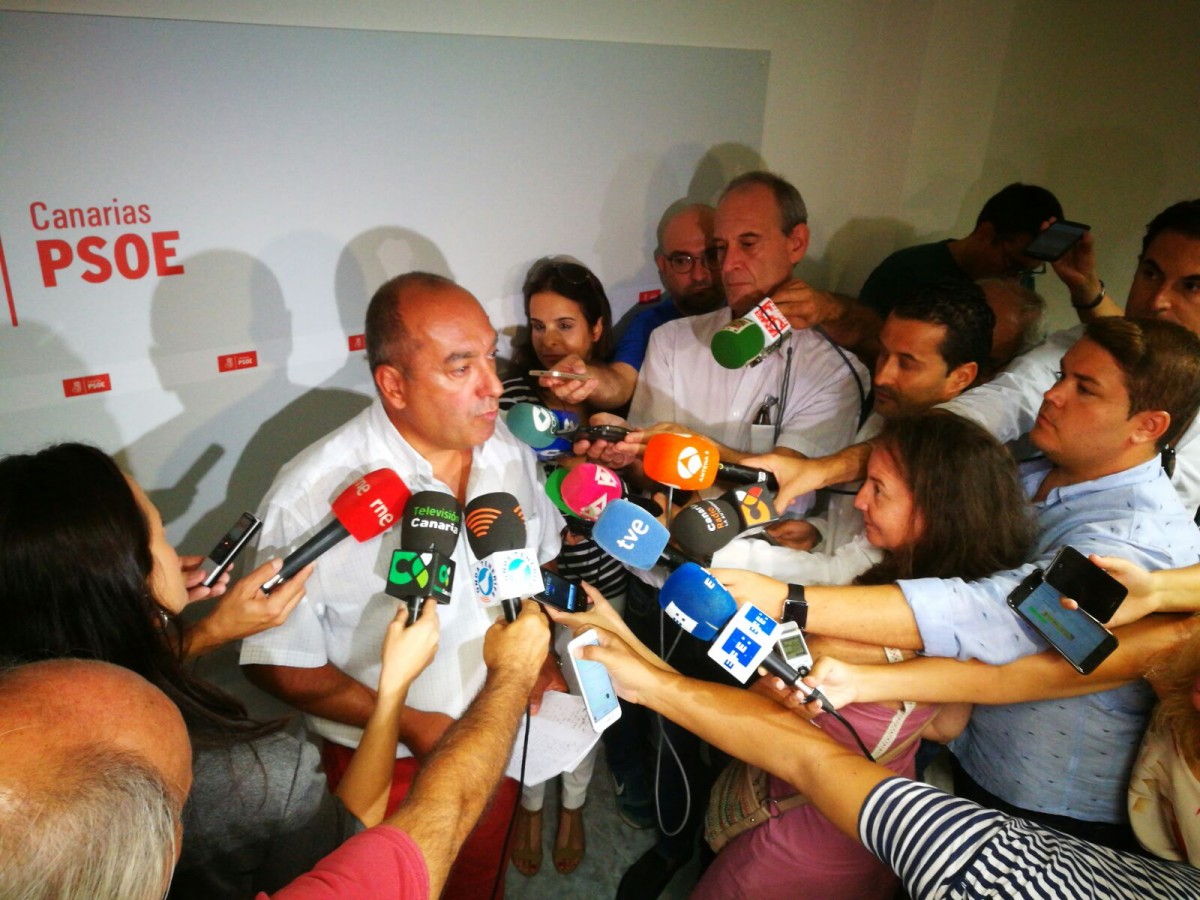 Julio Cruz, secretario de organización del PSOE canario | FOTO: Sergio Méndez