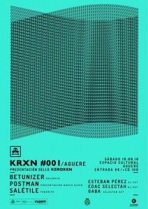 Cartel del acto de esta noche de Keroxen en el Aguere. | DA