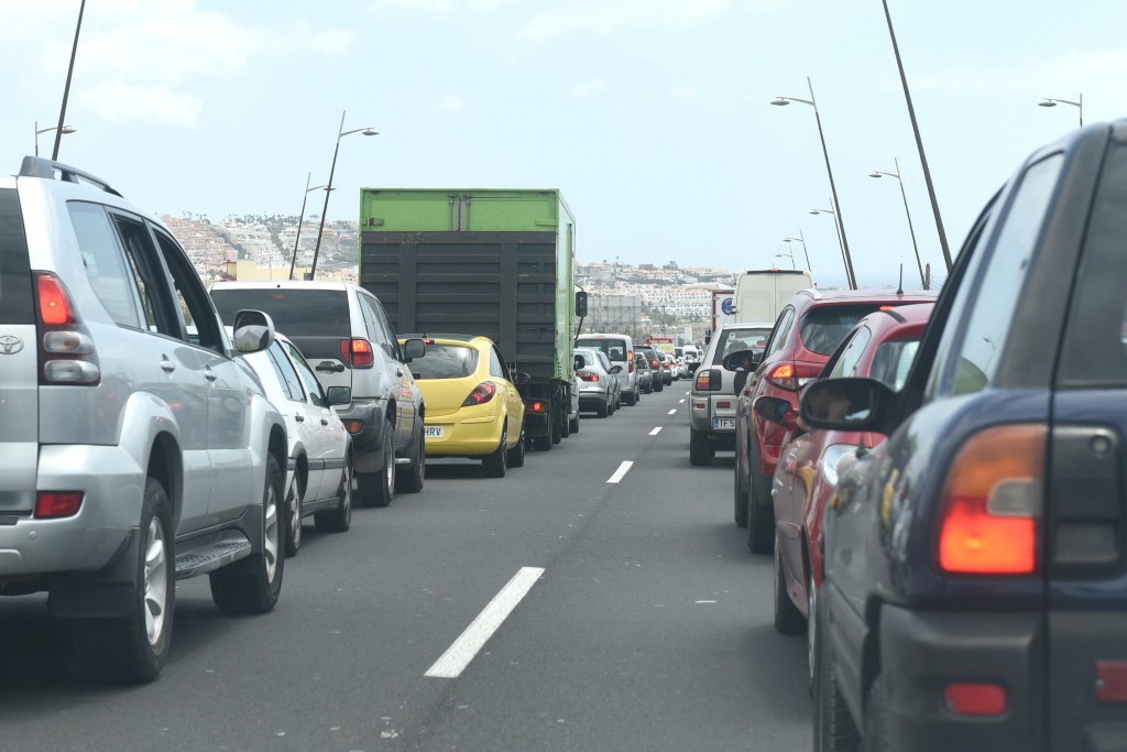 Colas en la Autopista del Sur | FOTO: DA