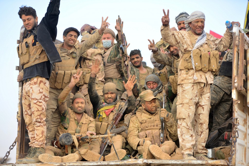 La Fuerza de Movilización Popular ya ocupan parte de la ciudad de Mosul ocupada hasta ahora por el Estado Islámico | FOTO: REUTERS/Stringer