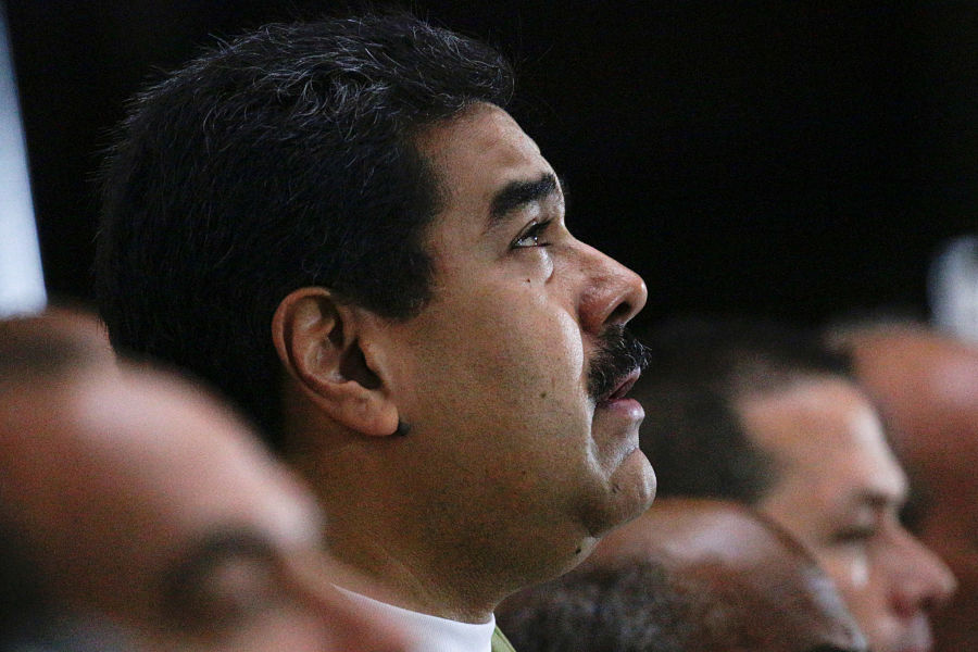 Nicolás Maduro asiste a una ceremonia en memoria de Fidel Castro en Caracas | FOTO: REUTERS/Marco Bello