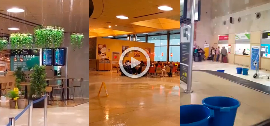 VIDEOS LLUVIAS TENERIFE AEROPUERTO
