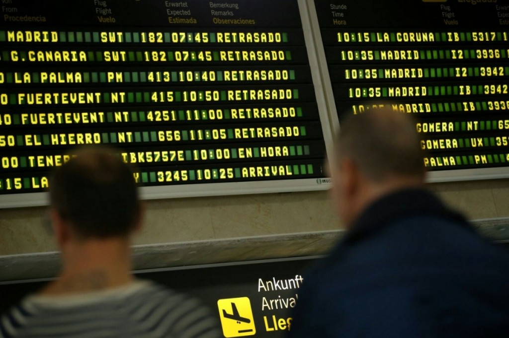 Varios vuelos retrasados con destino a Tenerife Norte a causa del fuerte viento | ANDRÉS GURTIÉRREZ