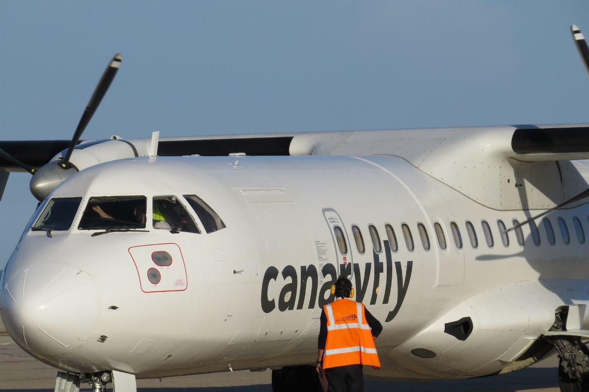 Un aparato de Canarfly en tierra | DA