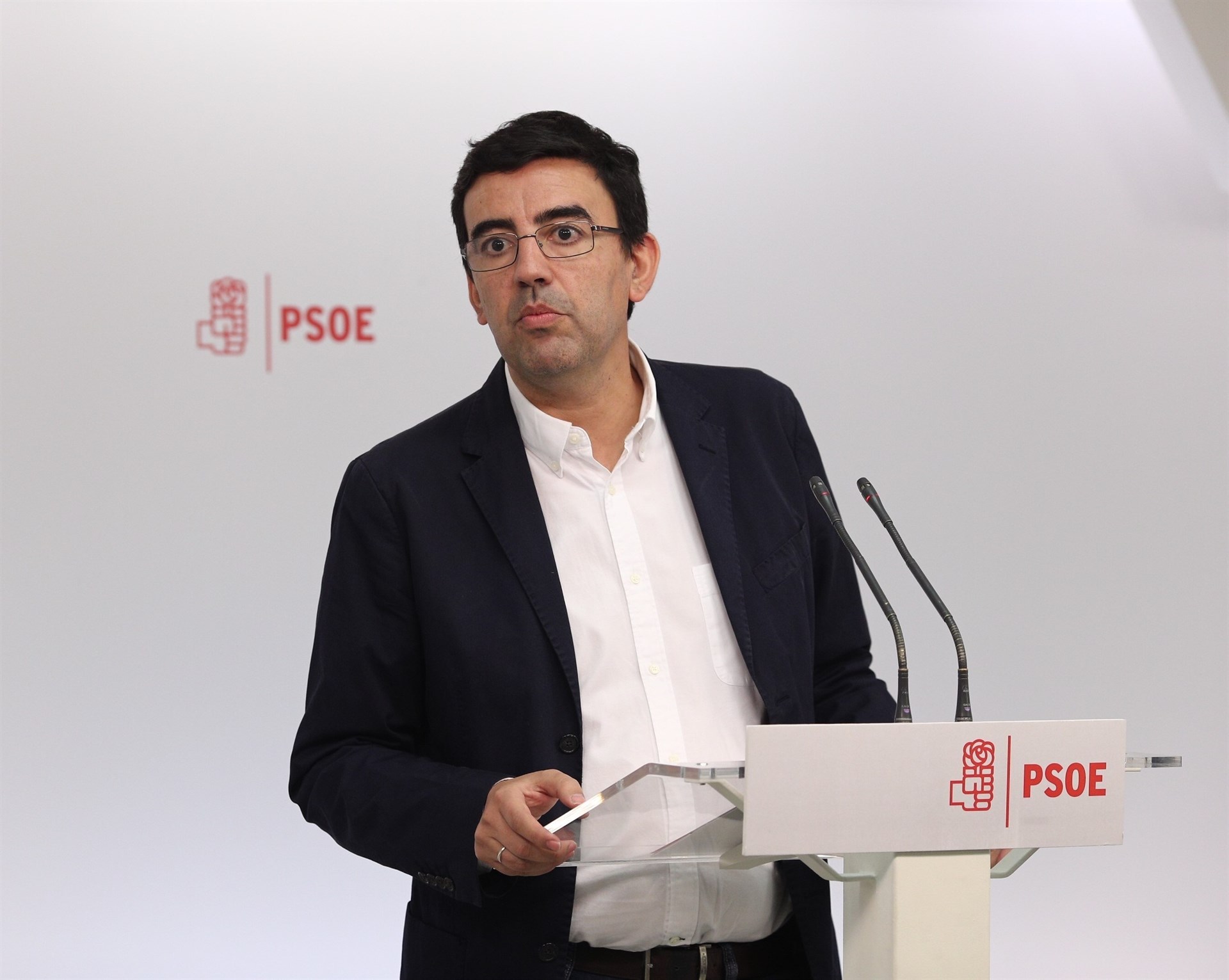 El portavoz de la Gestora del PSOE, Mario Jiménez | EUROPA PRESS