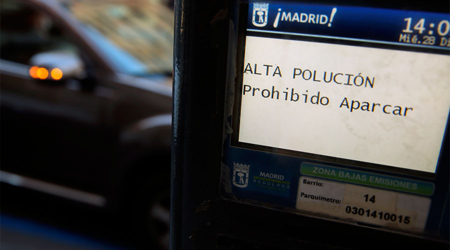 RESTRICCIÓN TRAFICO MADRID CONTAMINACIÓN