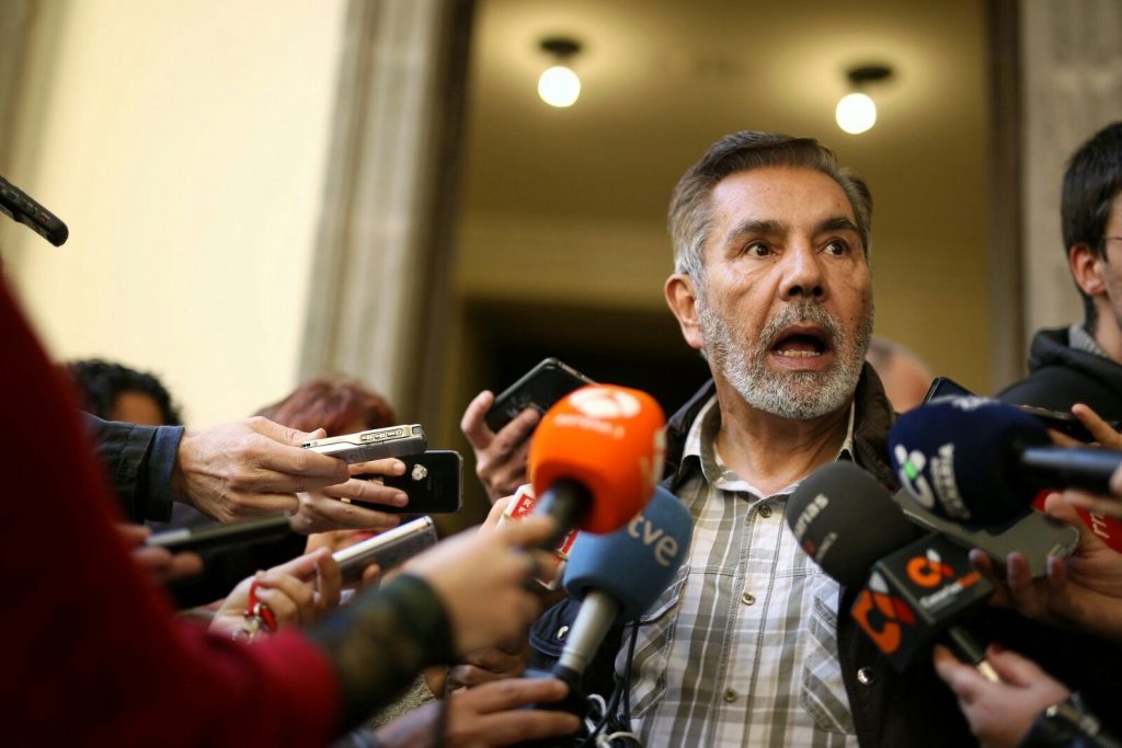 Rodríguez Fraga, presidente de la gestora del PSOE en Canarias, tras su reunión con Asier Antona | Andrés Gutiérrez