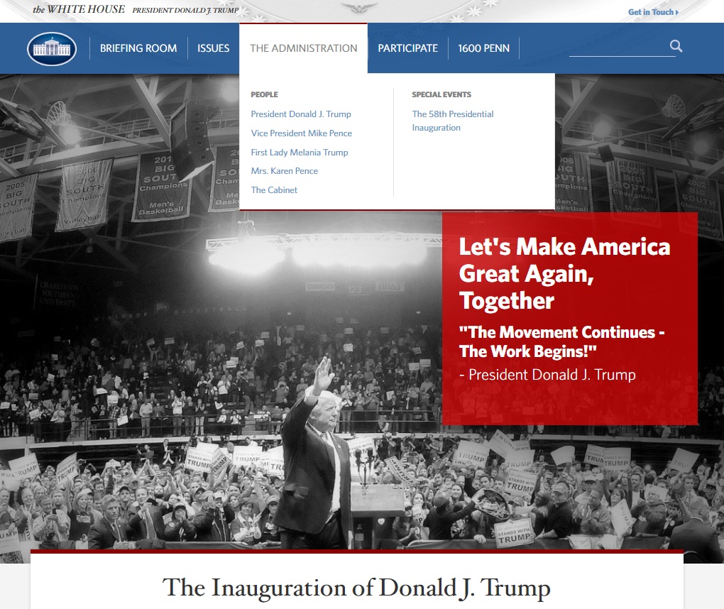La web de la Casa Blanca se olvida del español | WHITEHOUSE.GOV