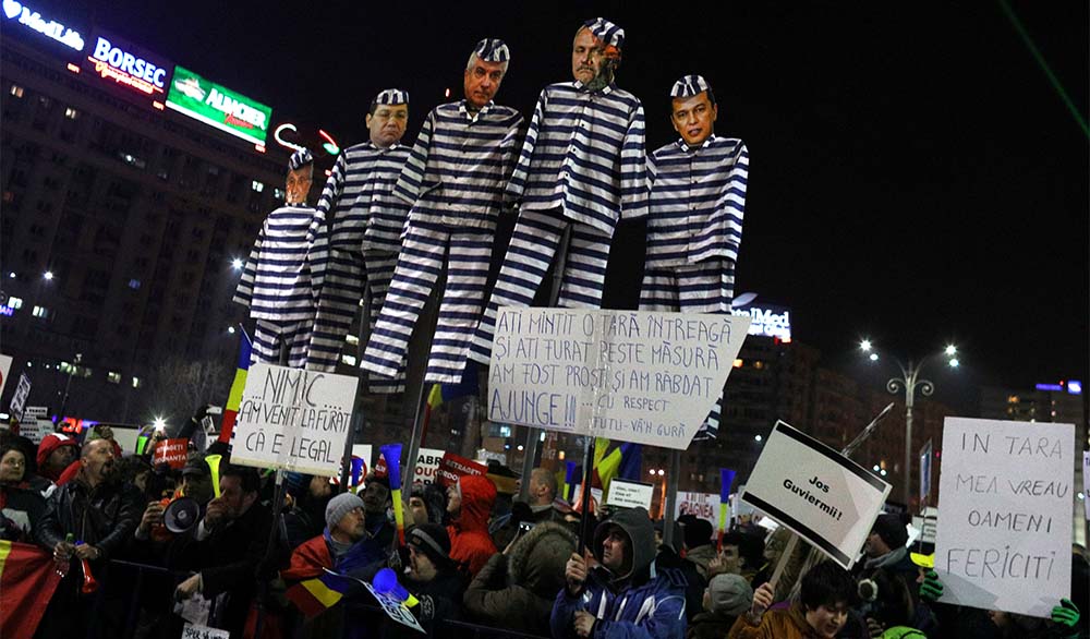 Masivas movilizaciones en Bucarest | REUTERS/Stoyan Nenov