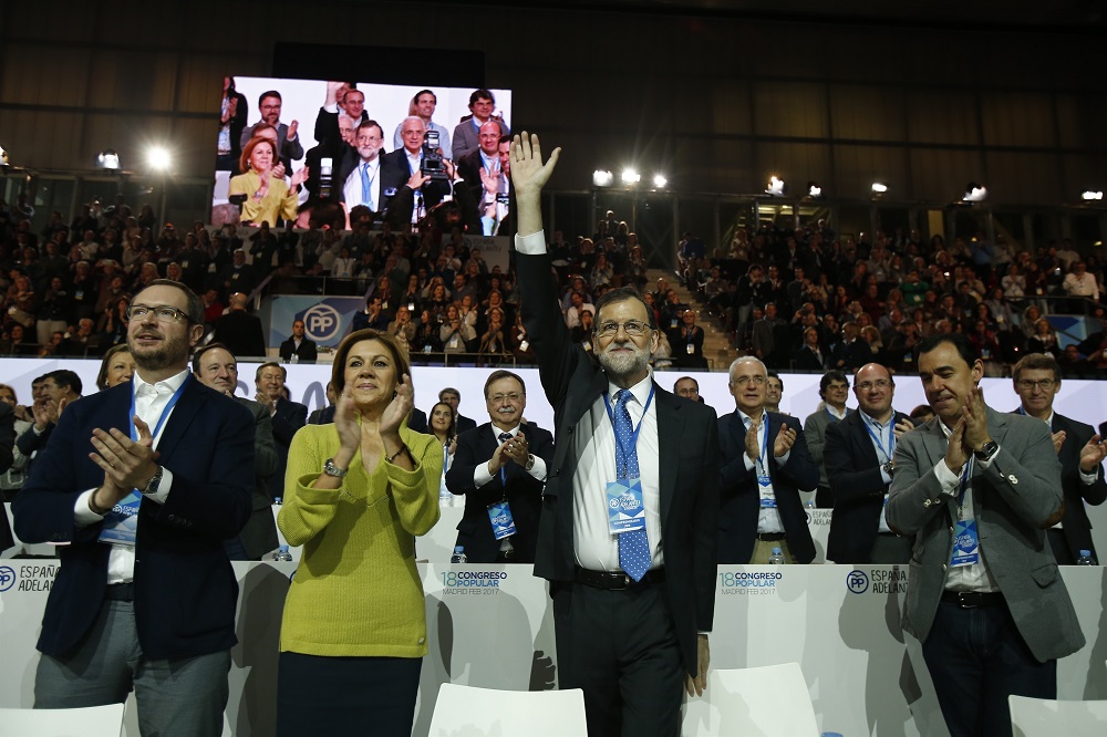 Los asistentes al congreso del PP aclama a la nueva Ejecutiva de la formación | EUROPA PRESS