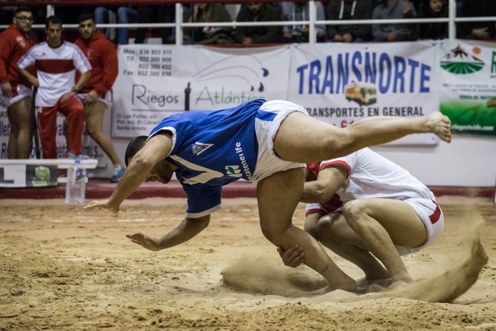 final lucha Tijarafe Guanche Tegueste