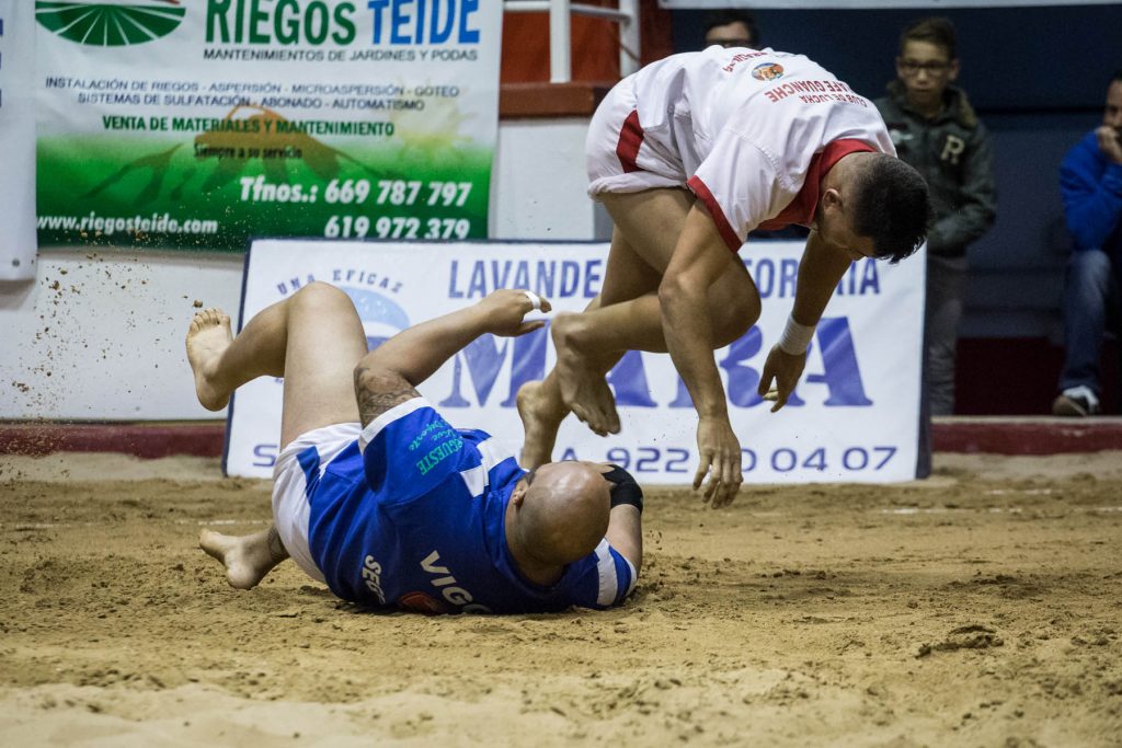 final lucha Tijarafe Guanche Tegueste