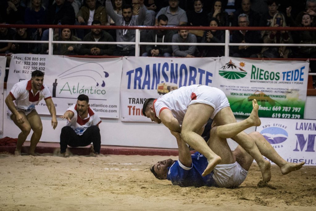 final lucha Tijarafe Guanche Tegueste