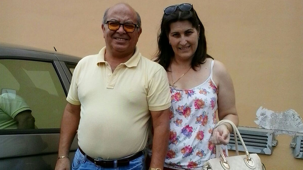 Carmelo Díaz Pezcoso, el desaparecido en Adeje, junto a su esposa, Pilar Dóniz | DA