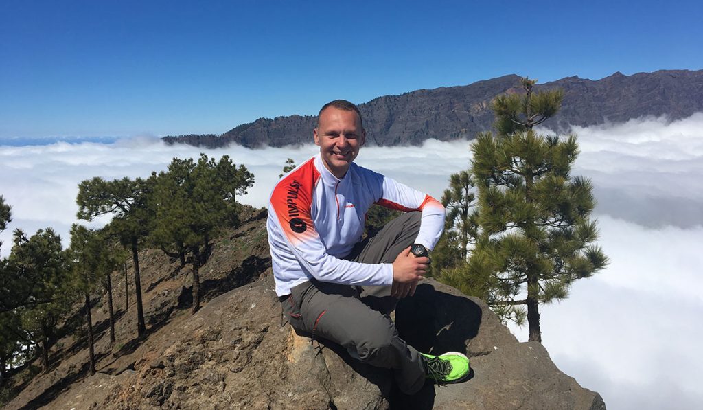 Omar Hernández, director de carrera de Reventón Trail El Paso