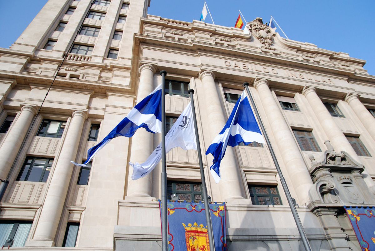 Cabildo de Tenerife, cuyo próximo pleno, el viernes, incluye una pregunta sobre repartos de intervención en 2015. DA