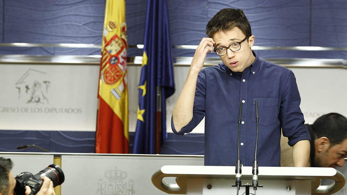 Íñigo Errejón durante una rueda de prensa | EUROPA PRESS