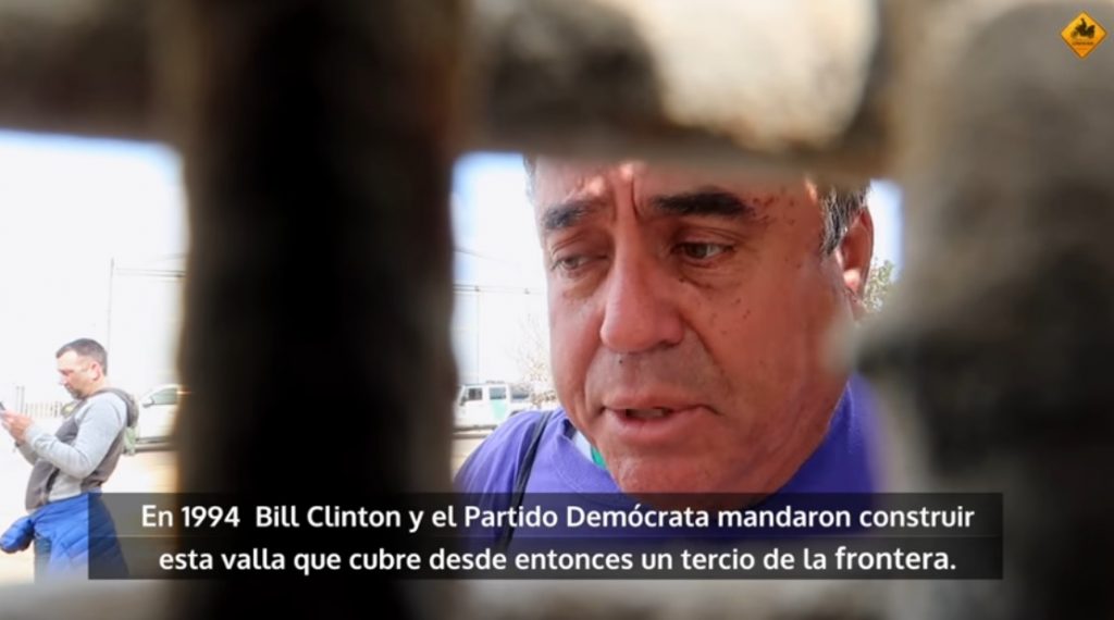 Los primeros metros del muro de Donald Trump | Charly Sinewan