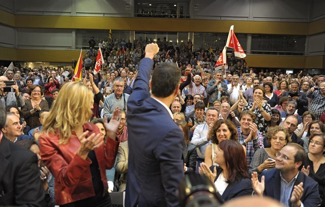 Pedro Sánchez durante un acto electoral | EUROPA PRESS